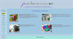 Desktop Screenshot of pasarlascanutas.com